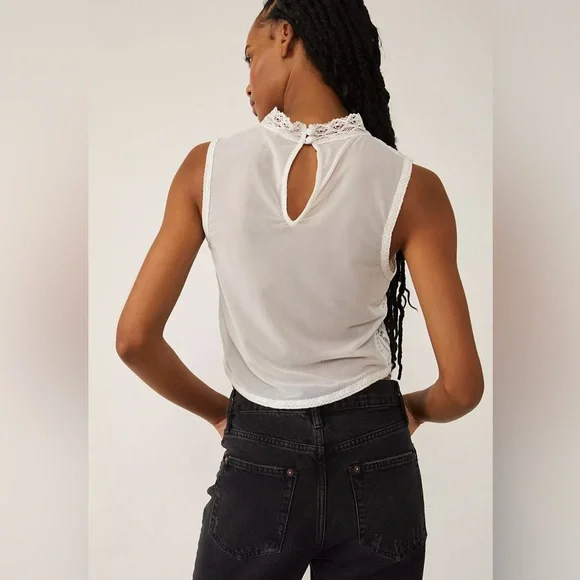 Free People Tea Party Top Size Small - Picture 4 of 7